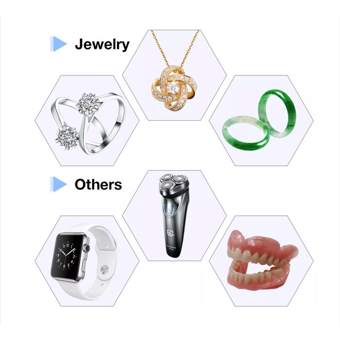 Weilai Wl-968 Mesin Ultrasonic Cleaner Jewelry Glasses Cleaning