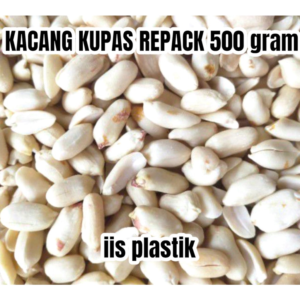 Kacang Tanah Kupas 500gr  repack