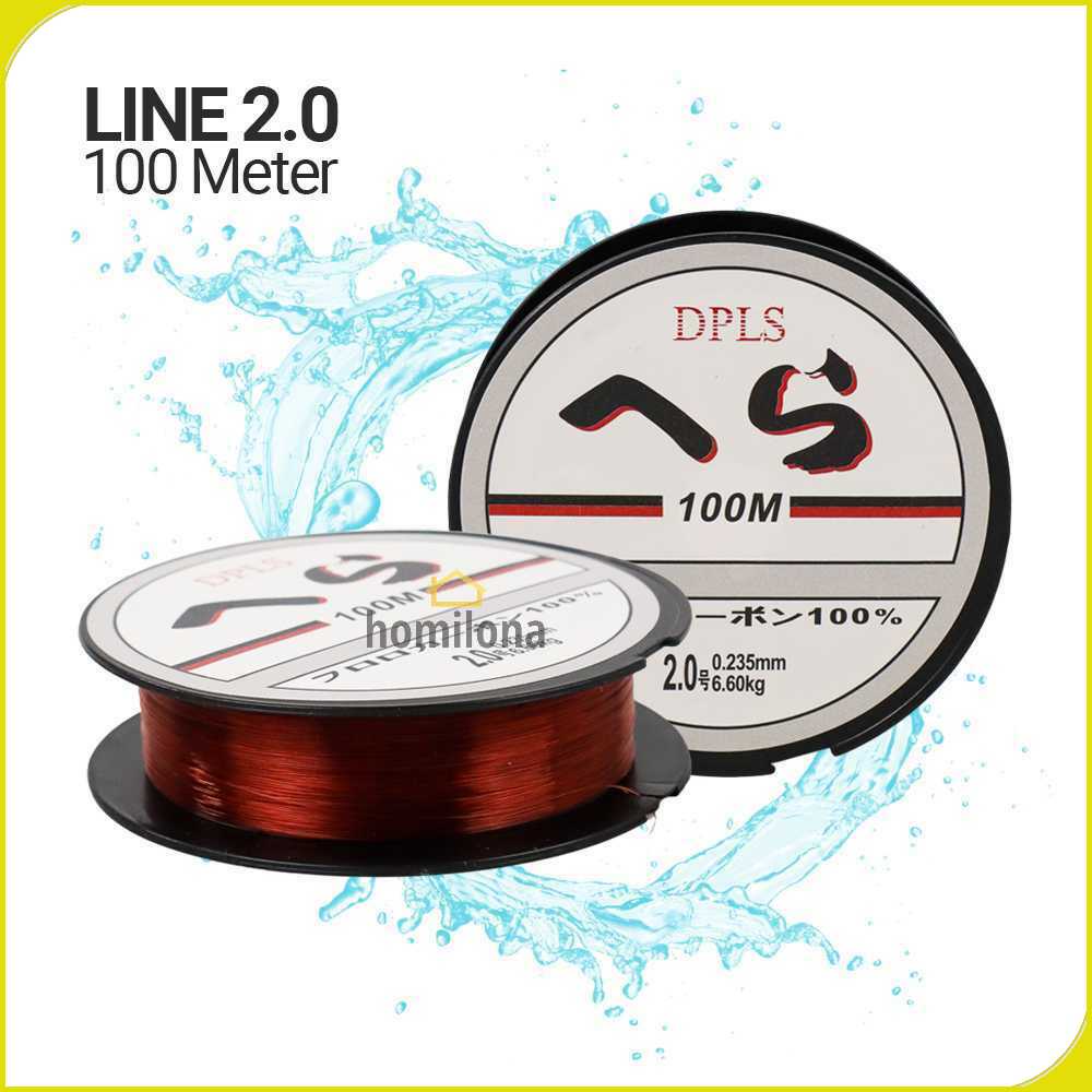 DAIWA DPLS Senar Benang Tali Pancing Nylon 100 Meter - FM1014