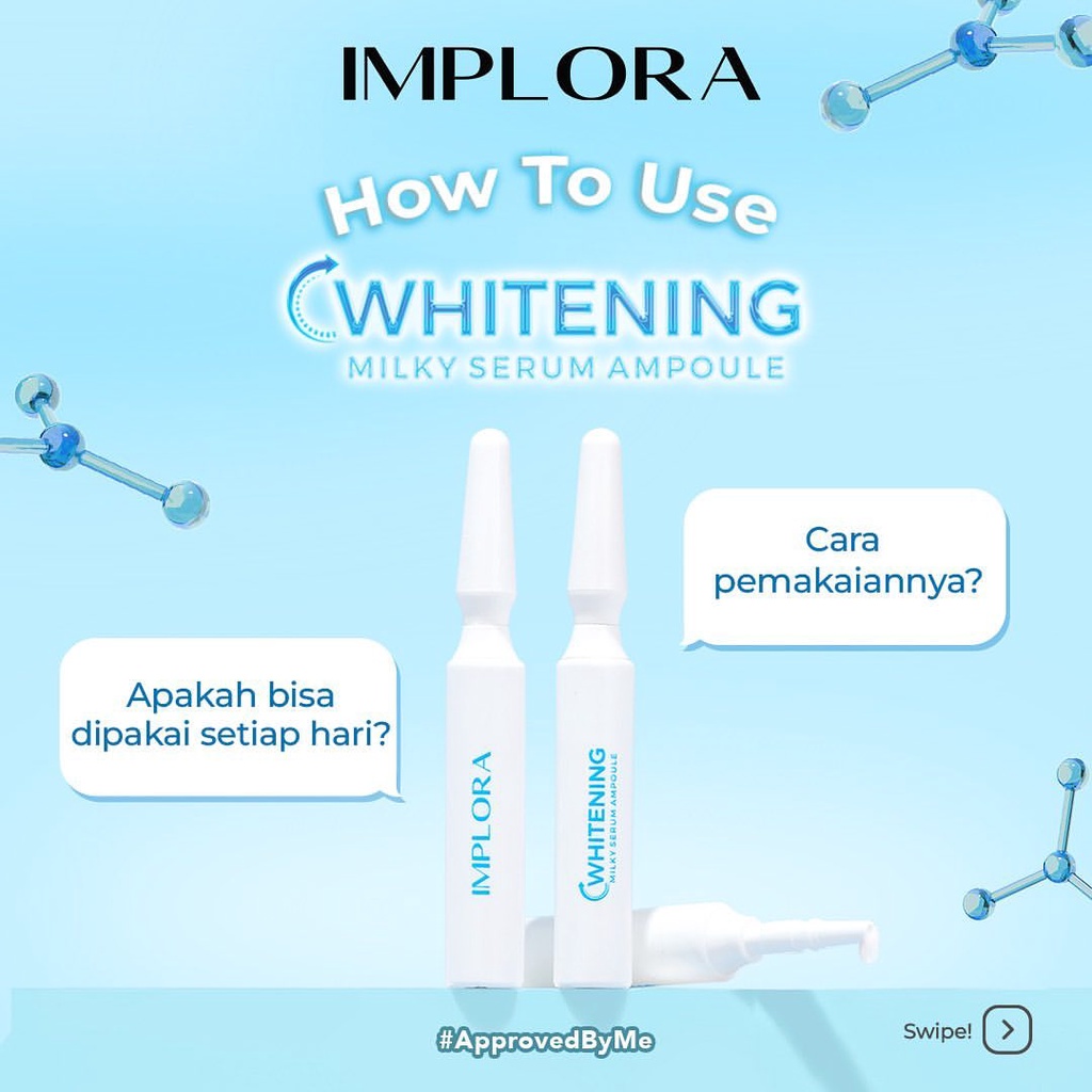 IMPLORA Whitening Milky Serum Ampoule | Flek Noda Hitam