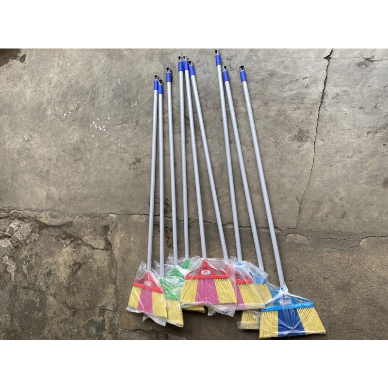 Basic Home Member Lion Star - Sapu Plastik / Sapu Nilon / Sapu Lantai Plastik / Sapu Murah Bagus