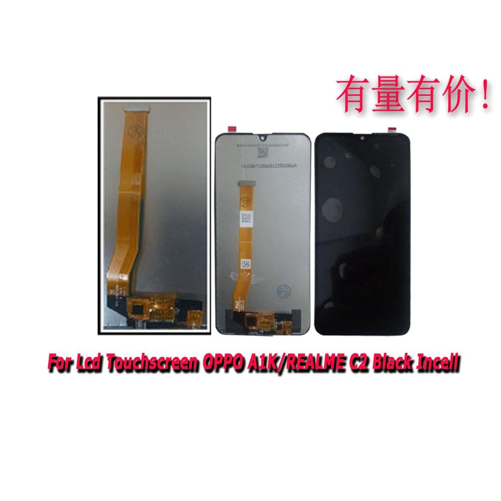 New LCD TOUCHSCREEN OPPO A1K - REALME C2 - BLACK INCELL - LCD TS - TC OPP 