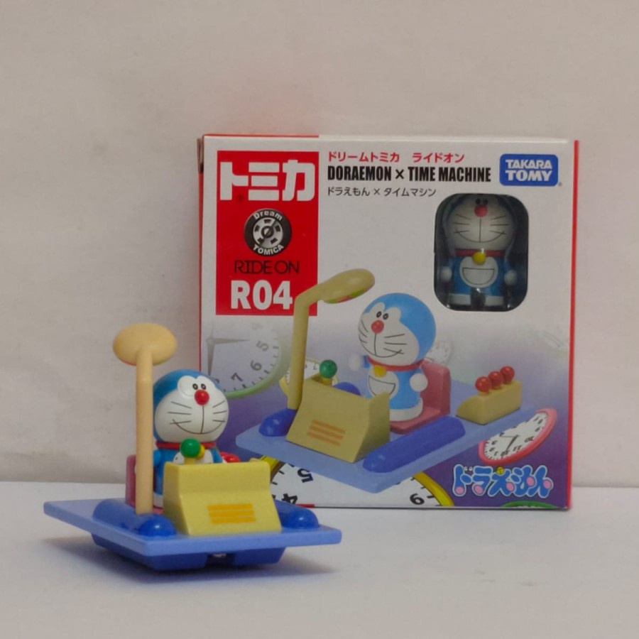 Tomica Ride On R04 Doraemon x Time Machine takara tomy mainan diecast murah