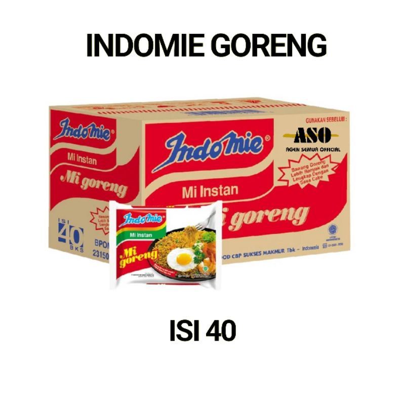 

INDOMIE GORENG 1DUS (ISI 40PCS)