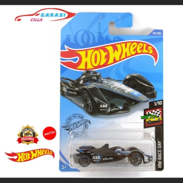 Hot Wheels Formula E Gen 2 Car Hitam #Bergaransi