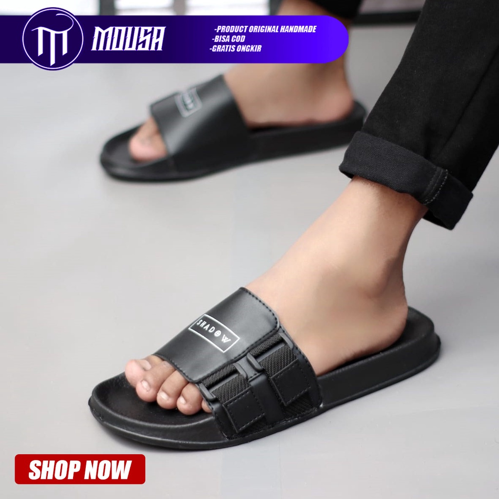 Sandal Slide Slop Pria Sendal Selop Original Distro Mousa Domus