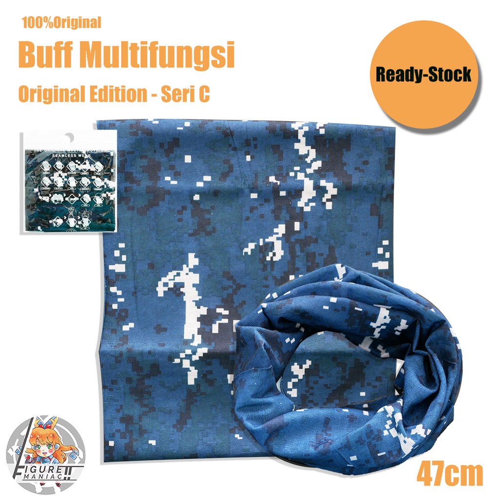 Buff - Slayer Sapu tangan Buff Masker Multifungsi Baf Bandana Motif Full Color Mix