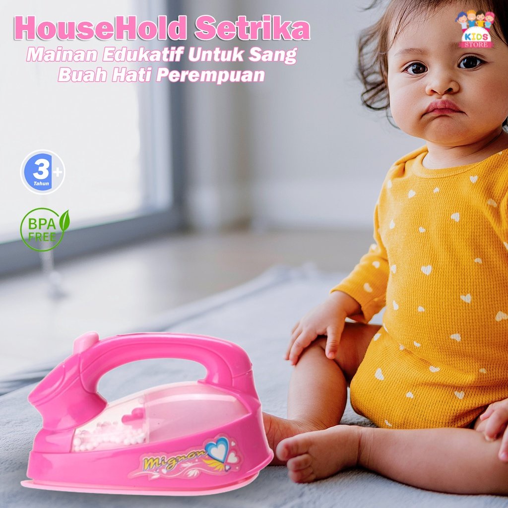 House Hold Setrika | Mainan Edukasi Anak 5 Tahun Perempuan | Mainan Anak Cewek 4-5-6-7 Tahun Terbaru