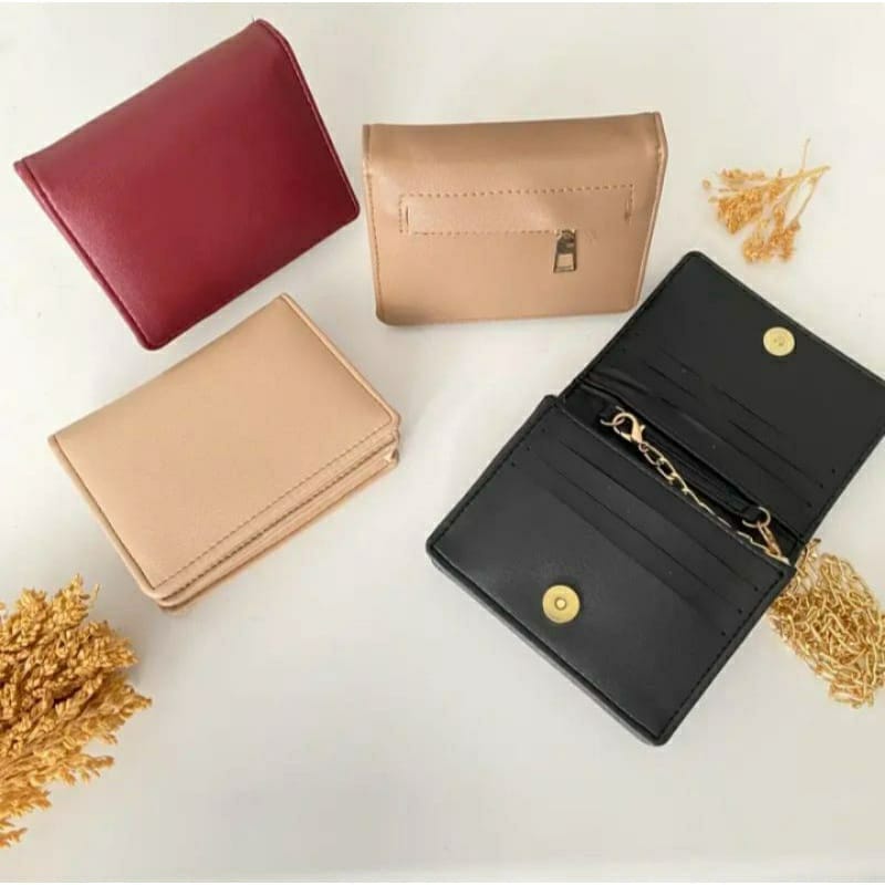 Dompet Lipat Wanita - Tas Selempang Mini - Dompet Koin - dompet wallet