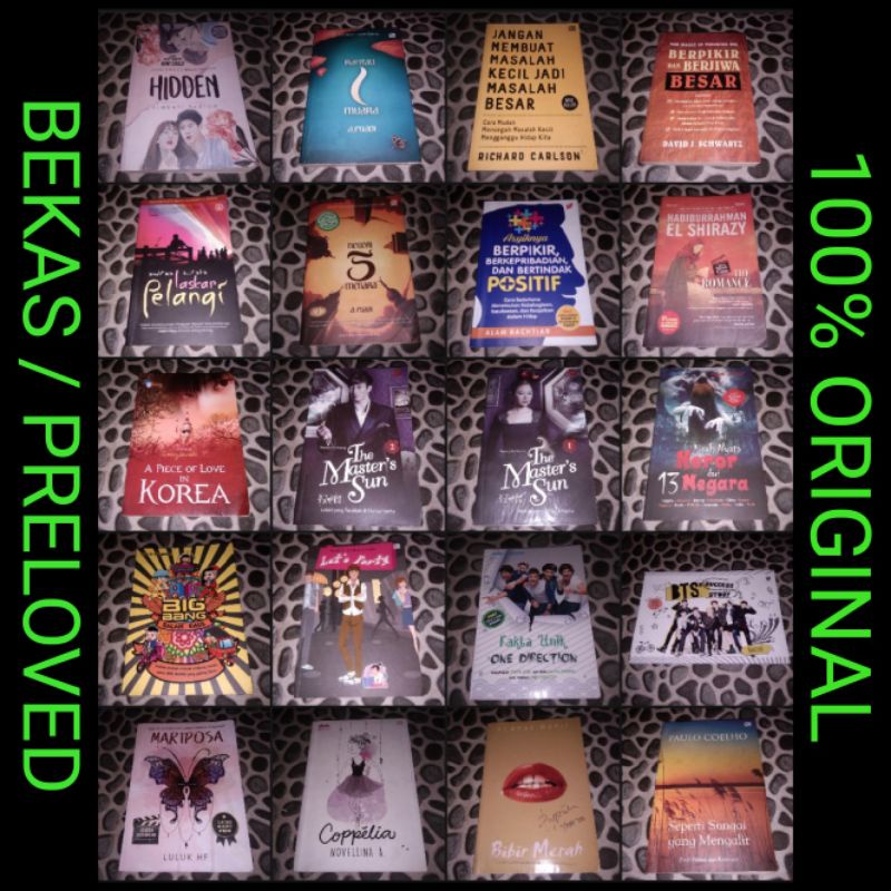 ( Preloved ) ( Original ) Obral Buku Bacaan Novel Bekas Preloved Original - Dee Lestari - Wulanfadi 