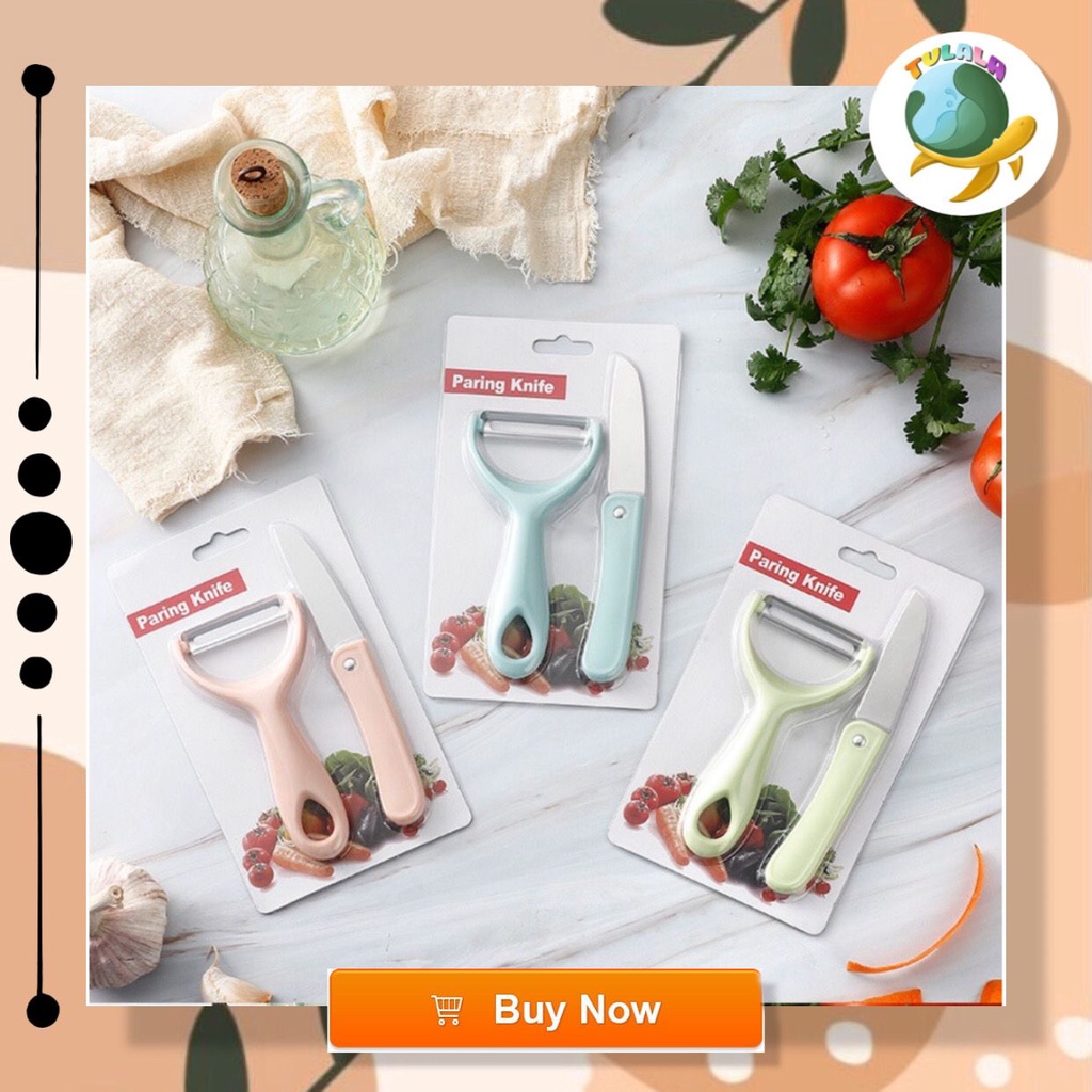 [TULALA SHOP]PISAU SET  2 IN 1 TALENAN 3 IN1 STAINLESS PISAU PENGUPAS BUAH SAYUR DAPUR KNIFE PEELER FRUIT CHOPPING BOARD