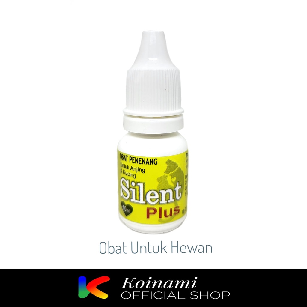 SILENT PLUS OBAT PENENANG KUCING DAN ANJING / MEYER PET SHOP / BTM