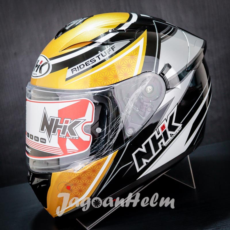NHK HELM GP PRIME SAMBO | BLACK GOLD | DOUBLE VISOR