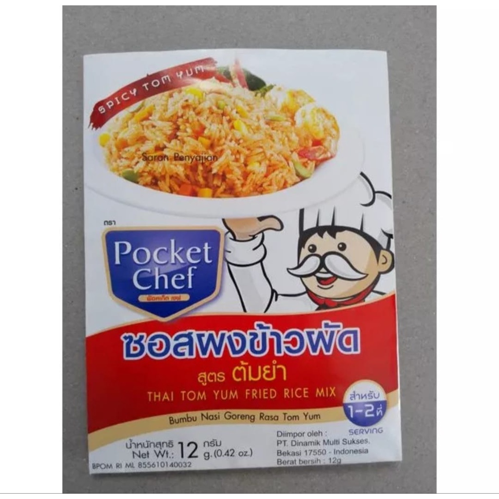 

Bumbu Nasi Goreng Rasa Tom yum Thailand 12gr HALAL
