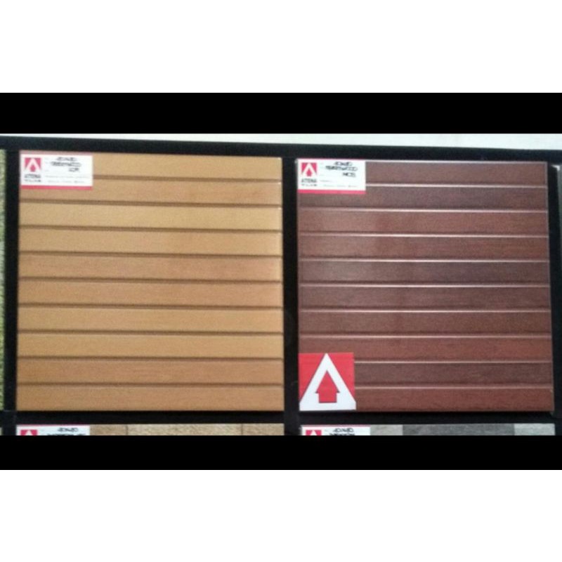 KERAMIK LANTAI 40X40 CM ATENA SPAIN / SPIN WOOD CREAM BROWN GRADE A