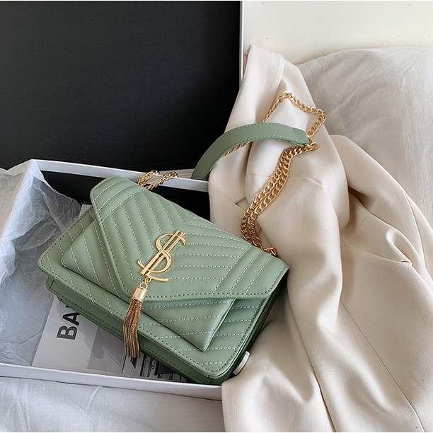 HR Tas Selempang Herkulin Tali Rantai Cantik & Elegan Tas Selempang Lucu