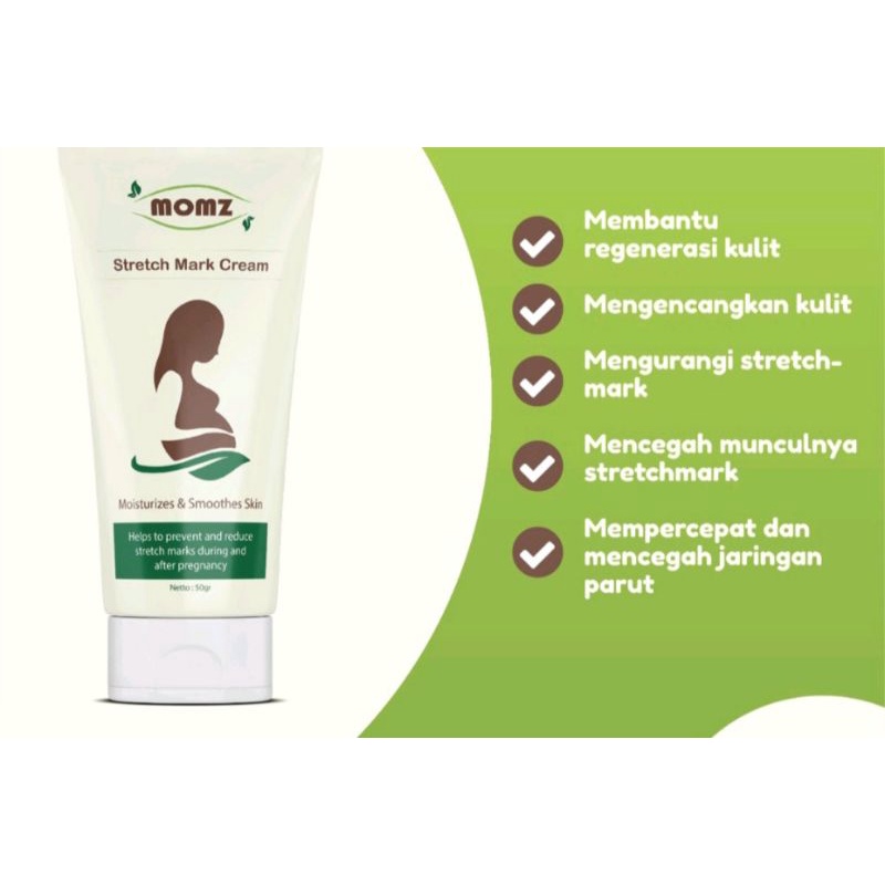 Stretch Mark Cream Pelembab Kulit Atasi Selulit by Momz