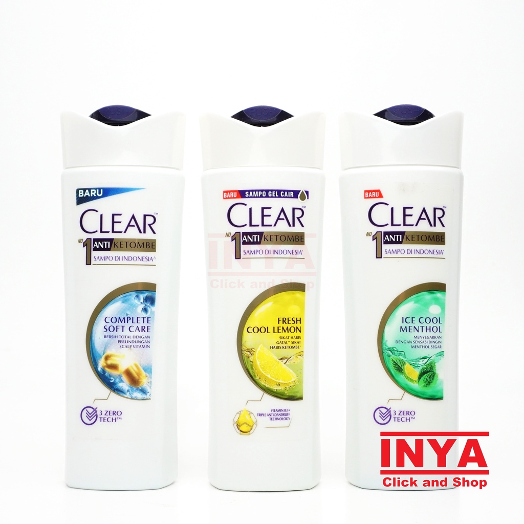 CLEAR ANTI KETOMBE COMPLETE SOFT CARE SHAMPOO 160ml - Sampo Rambut