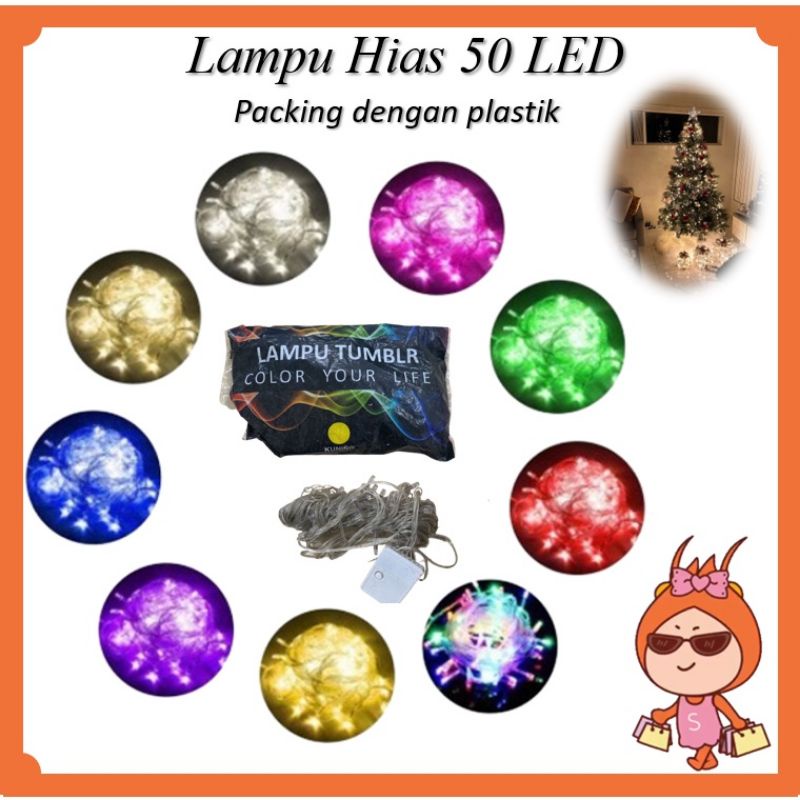 Lampu Tumblr lampu hias LED 10 meter