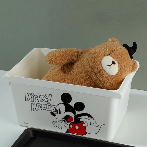 Miniso Kotak Penyimpanan Koleksi Mickey Dengan Penutup