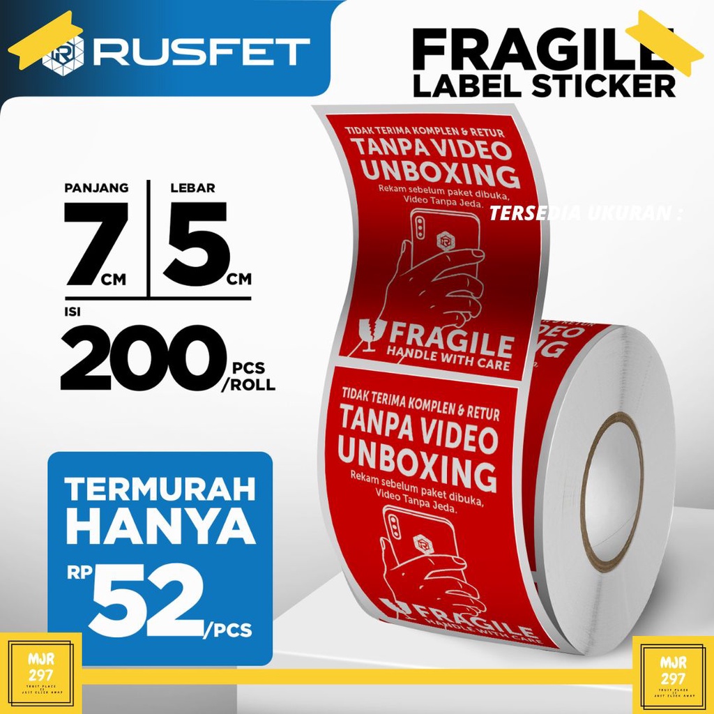 

LABEL STICKER UNBOXING STIKER FRAGILE UNBOXING LABEL PENGIRIMAN ONLINE