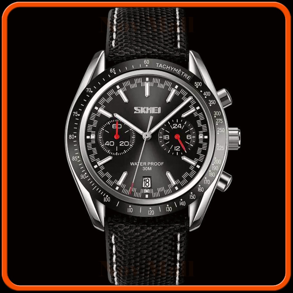 SKMEI Jam Tangan Analog Chrono Tachymeter Waterproof - 9292