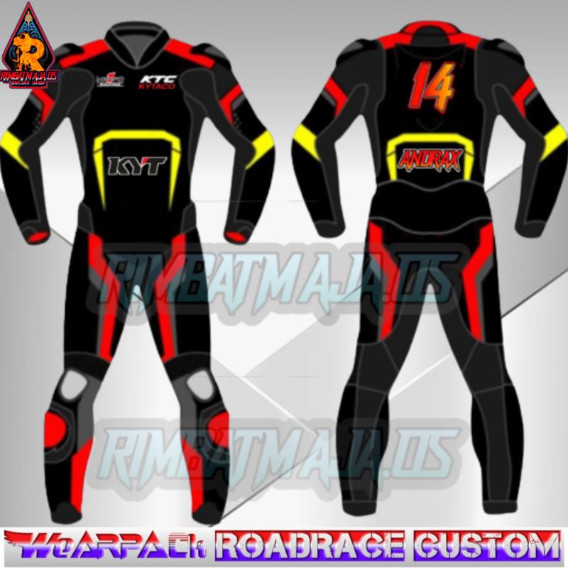 Wearpack Road Race Custom Anak dan Dewasa/Baju Balap Road Race Racing/Wearpack Balap dewasa