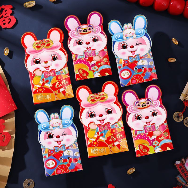 

kertas angpao imlek 2023 kelinci premium (isi 6)