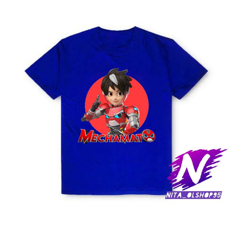 baju anak kaos anak mechamato amato