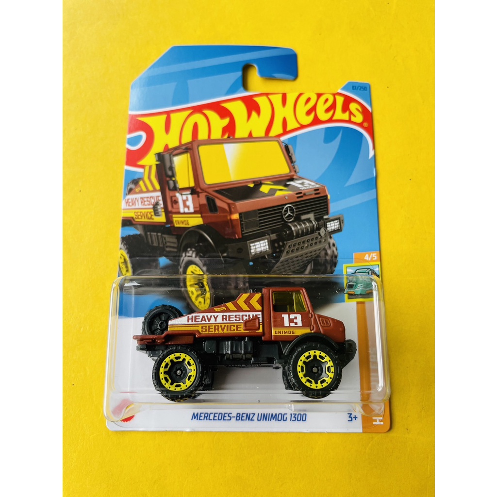 HOTWHEELS HOT WHEELS MERCEDES-BENZ UNIMOG 1300 COKLAT HW HAULERS LOT C 2023 DIECAST MINIATUR MOBIL M