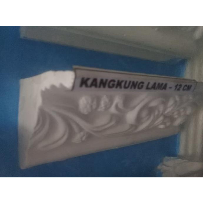 LIST GYPSUM type kangkung lama 12 cm lis gipsum gypsem ornamen citrab44 Segera Dapatkan