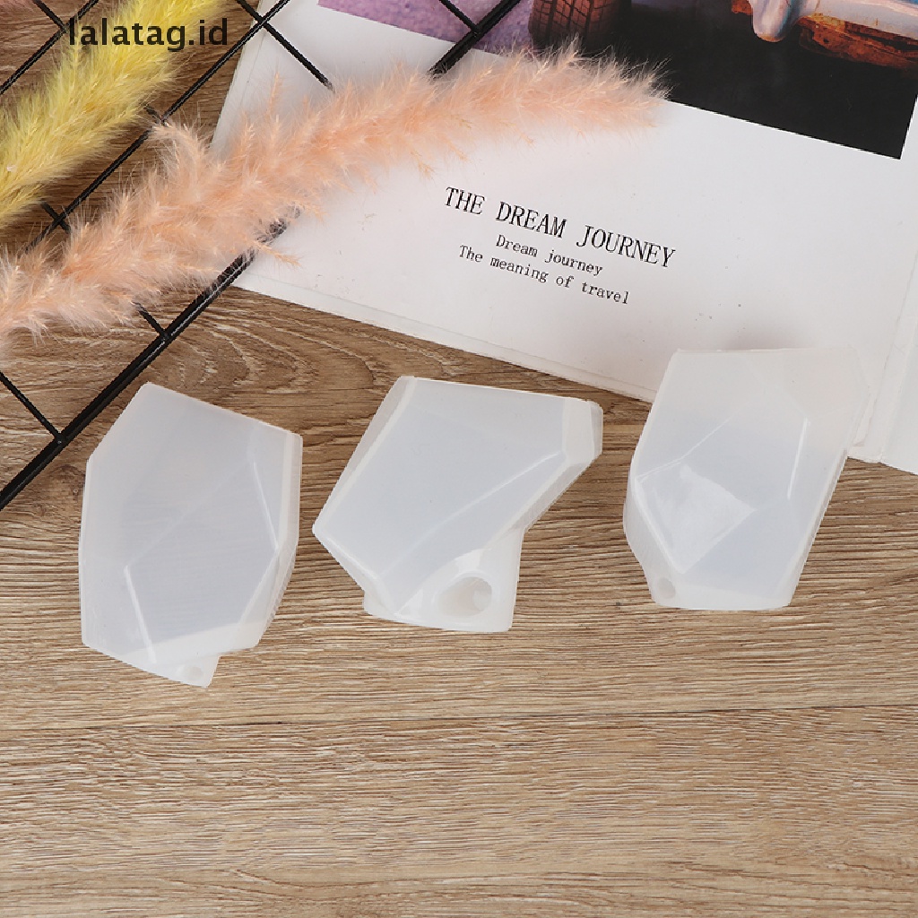 [lalatag] 1pc Cetakan Sabun Kristal Irregular Geometric Mold Silicone Resin Ornaments Craft [ID]