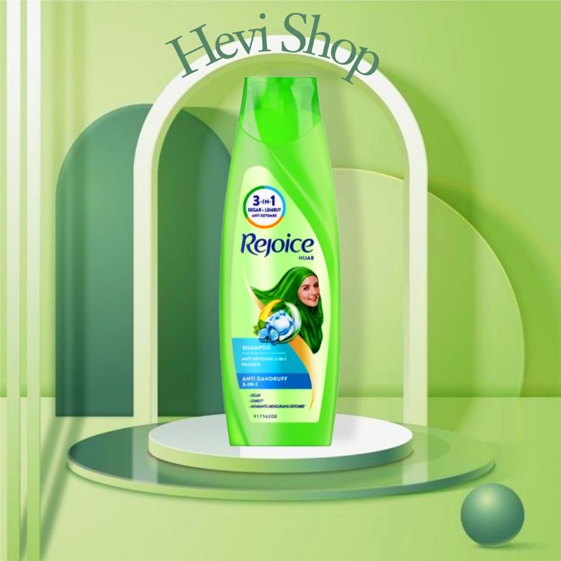 Rejoice Shampoo Anti Dandruff / Sampo Anti Ketombe Hijab 3in1 340ml