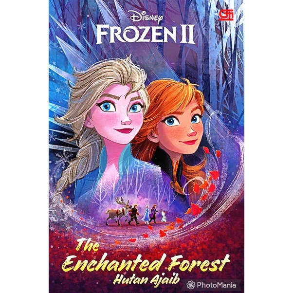 Buku cerita novel anak Frozen 2: The Enchanted Forest (Hutan Ajaib)