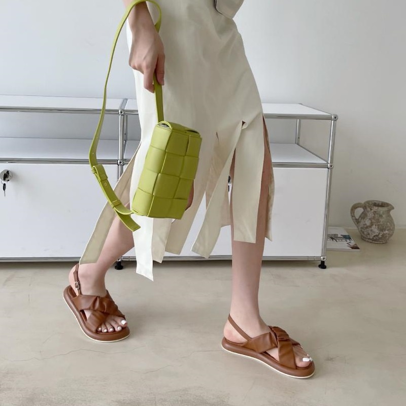 [✅BISA COD] 1075 Sandal Import Wanita KXS Tali Belakang VIRAL 2022