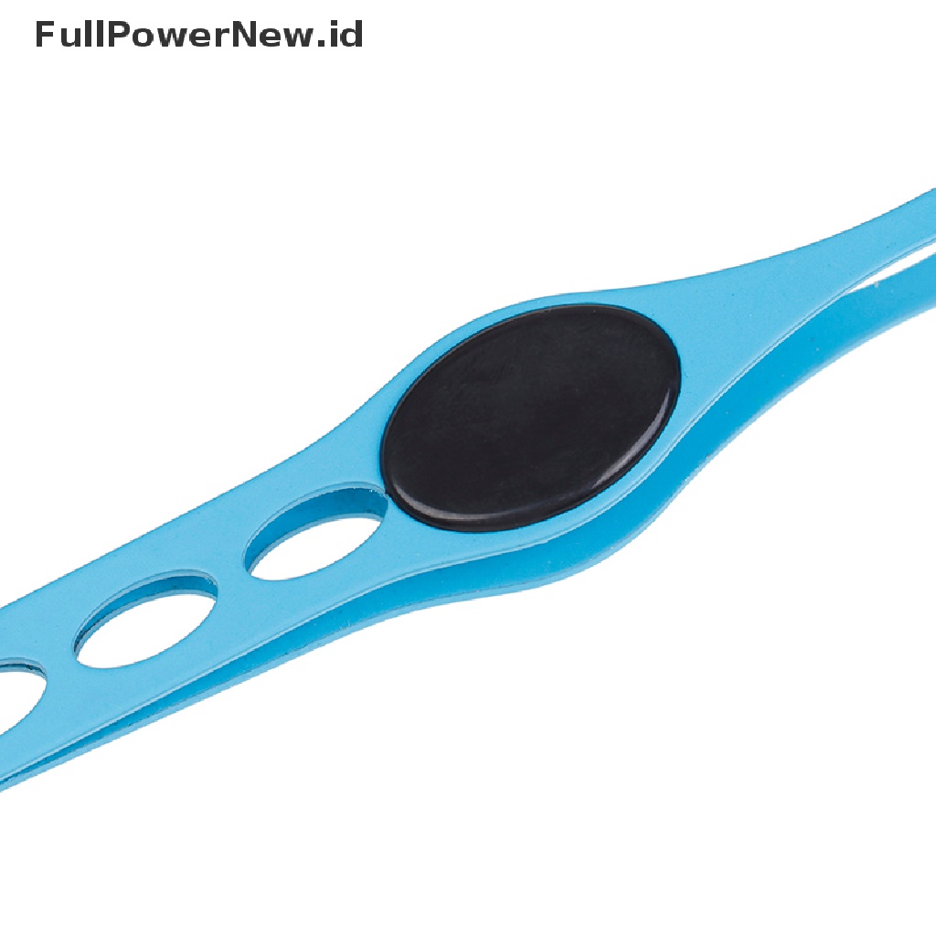 Power Penjepit Alis Rambut Pencabut Miring Stainless Steel Pemangkas Alis Penghilang Bulu Wajah ID