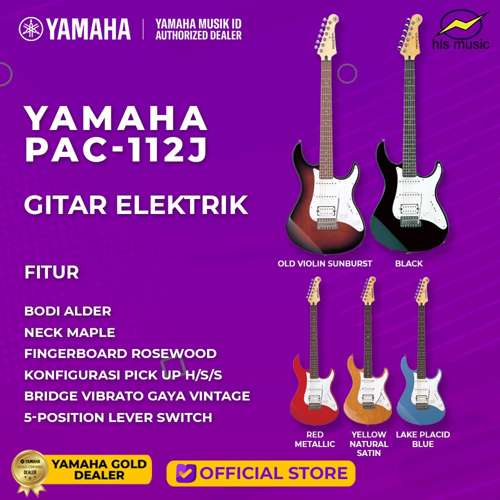 YAMAHA PACIFICA PAC 112J / PAC112J / PAC-112J Gitar Elektrik