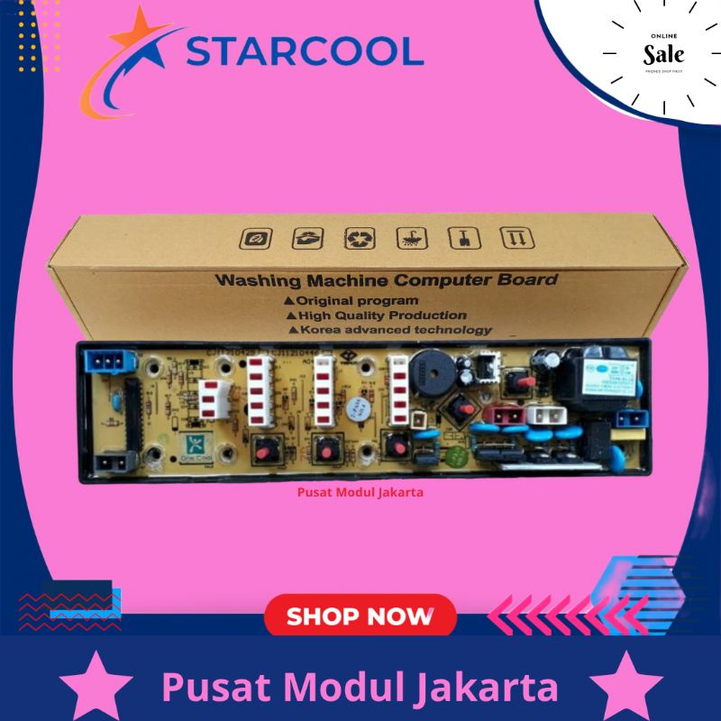 modul pcb mesin cuci SANKEN AW-S808