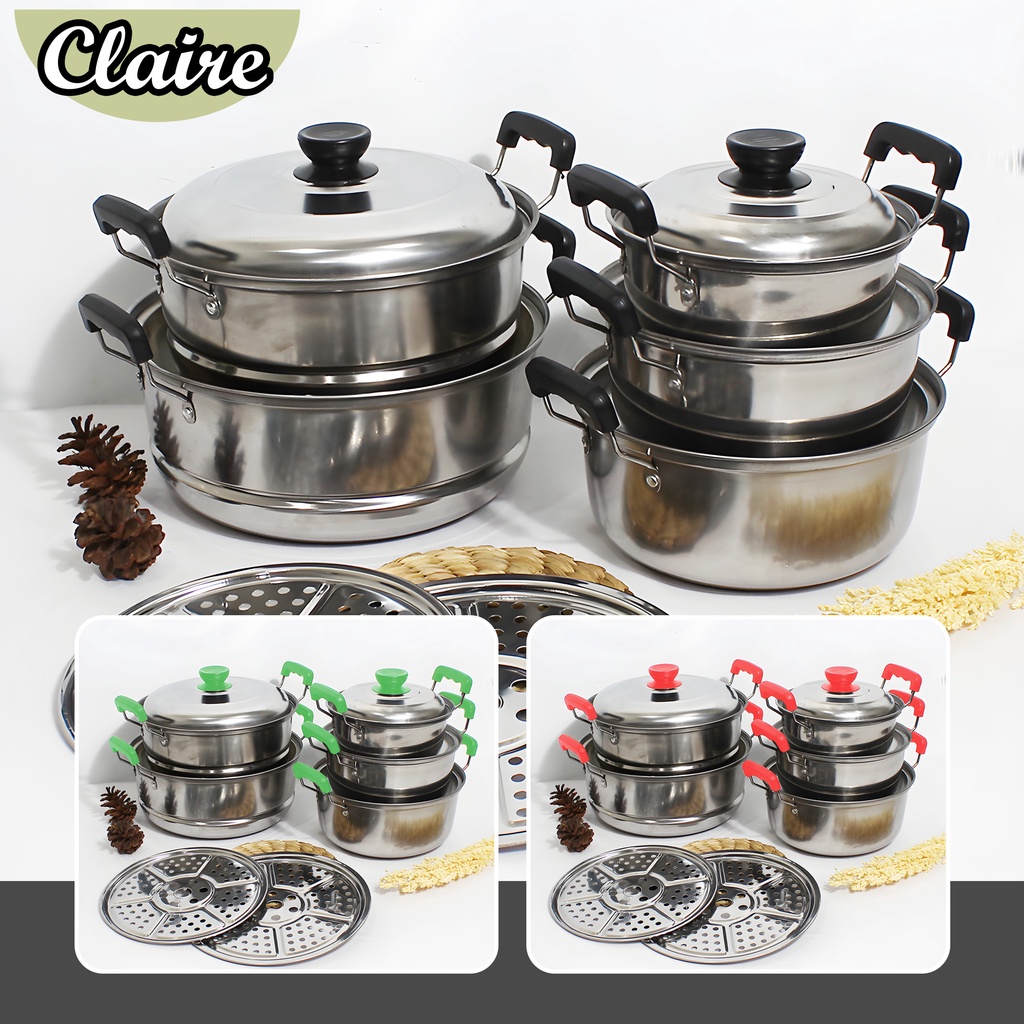 Panci Set 12 Pcs / Set Panci Stainless