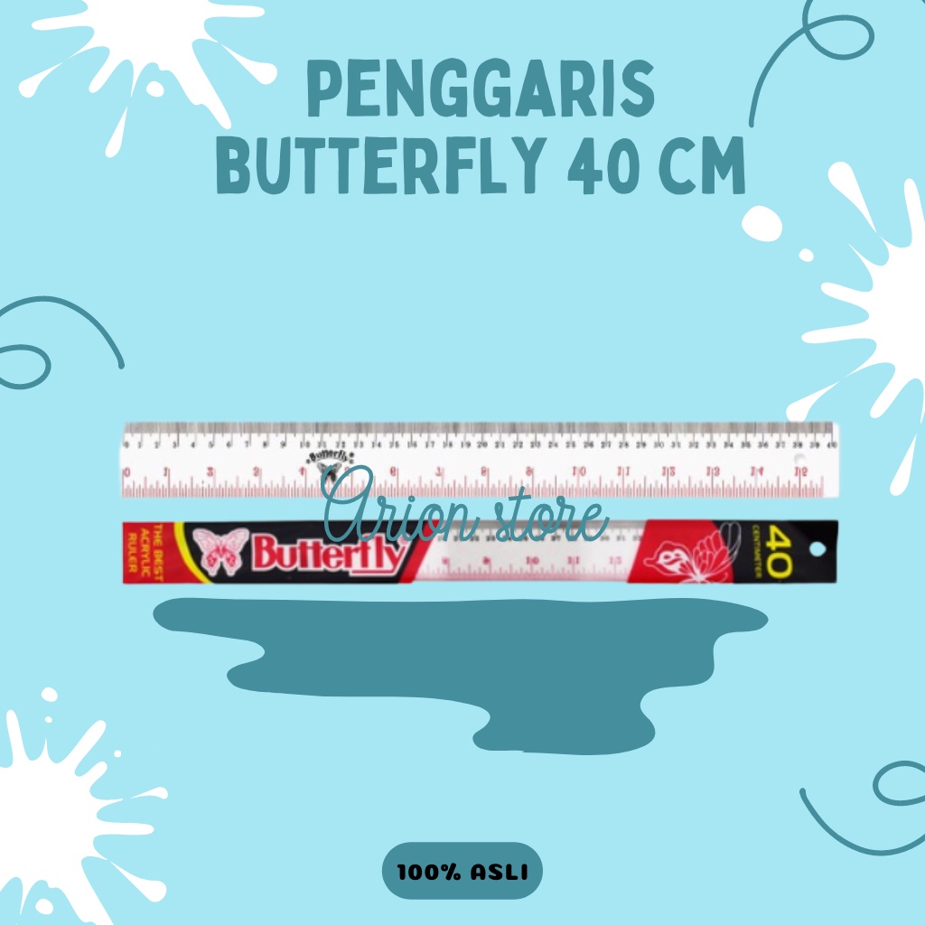 

[ARION STORE] Penggaris Bening 40cm / Penggaris 50cm Bening [PCS]