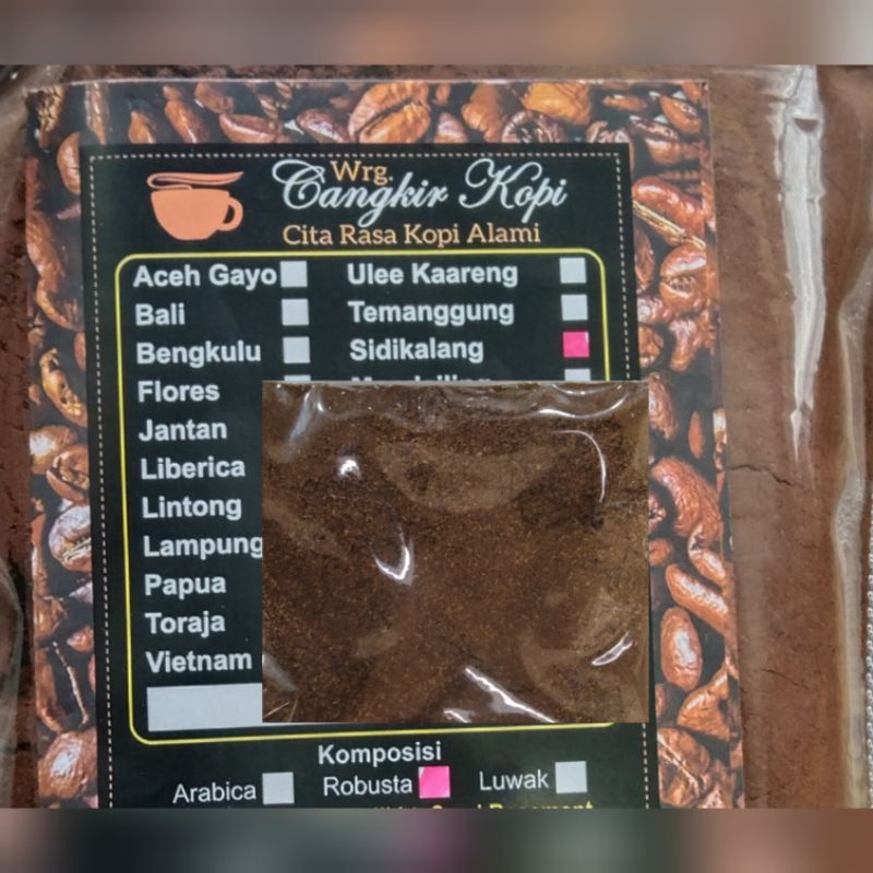 

kopi robusta asli sidikkalang 195grm