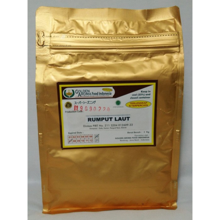 

>*>*>*>*] Bumbu Tabur Serbaguna Murah Halal Rasa Rumput Laut / Seaweed 1KG