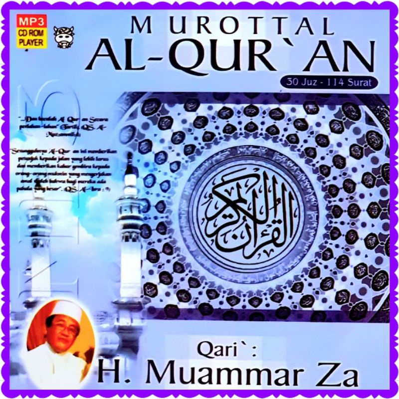 KASET CD MP3 MUROTTAL 30 JUZ LENGKAP 114 SURAH QORI H MUAMMAR ZA-KASET MUROTTAL-KASET DVD MUROTTAL 3