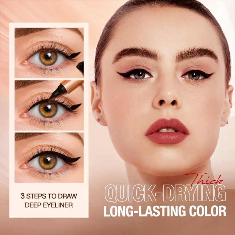 O Two O Double Head stamp Eyeliner Black 2in1