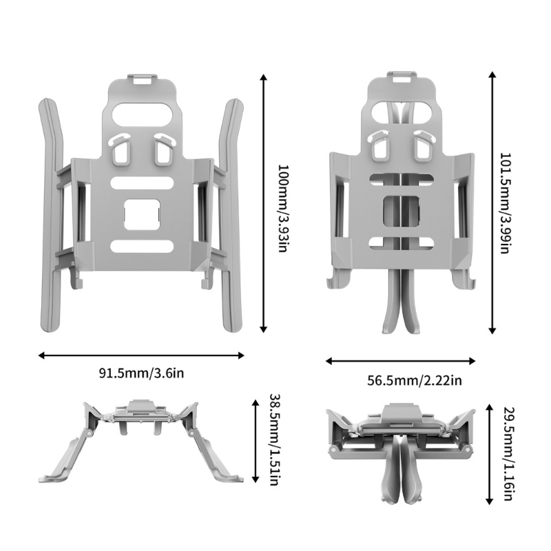 Zzz Extended Landing Gear Untuk Mini 3pro Protector Extension Legs Drone- Aksesori