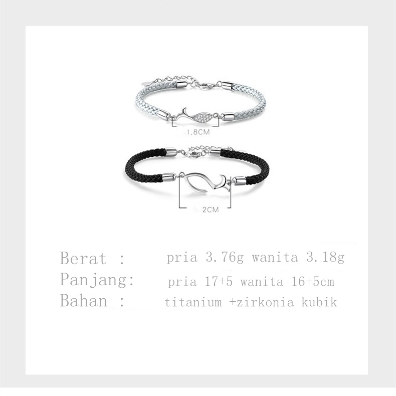 Gelang Couple Pasangan-Rest Of Life gelang fashion Original Arctic Deer