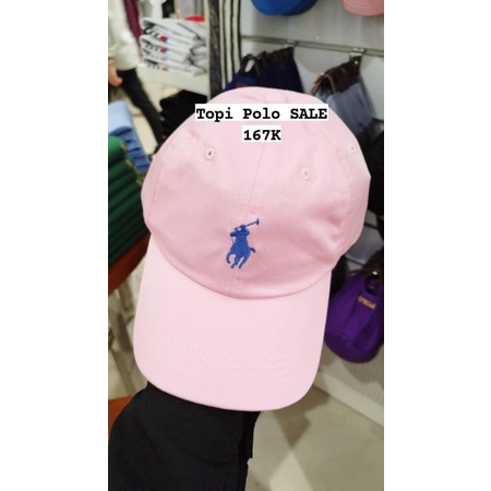 Topi Polo SALE Ori (Pink)