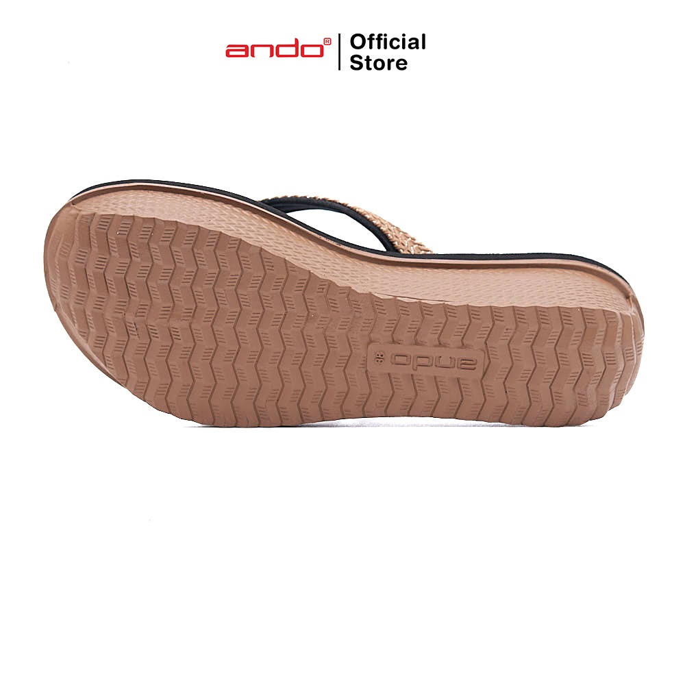 Ando Official Sandal Jepit Andini 02 Wanita Dewasa - Tan