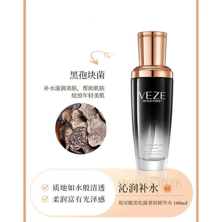 VEZE Hyaluronic Acid Black Truffle Luxury Moisturizing Set CJR