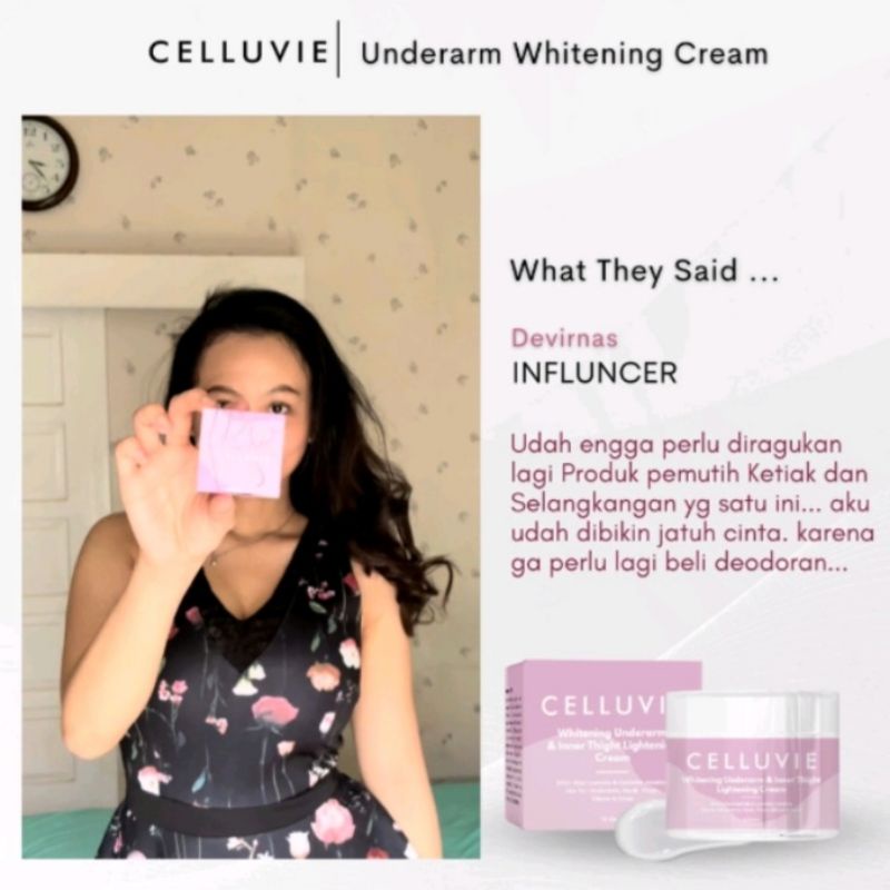 CELLUVIE PEMUTIH KETIAK DAN SELANGKANGAN UNDERARM WHITENING ORIGINAL